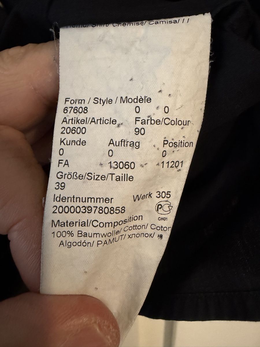 Karl Lagerfeld Camicie: Camicia Karl Lagerfeld nera taglia 39/102 cotone – Usato da Lugano venduto da can_xdd8 5