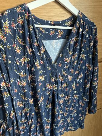 Maglietta Caroll fantasia floreale blu taglia S