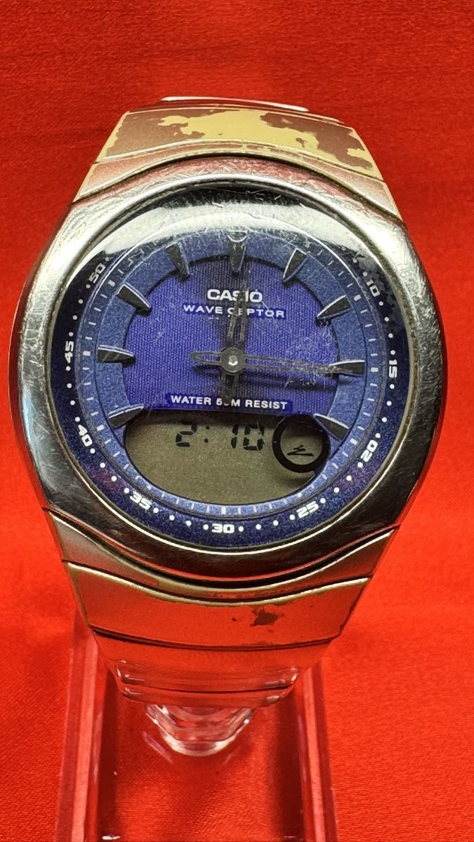 Casio Orologi: Casio Wave Ceptor WR 50M Analogu-Digital Uhr – Usato da Untersiggenthal venduto da TimeandShine