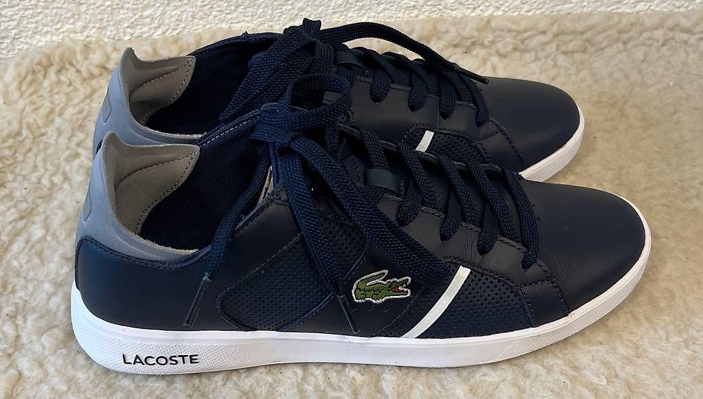 Scarpe da uomo: LACOSTE Sneakers dunkelblau Gr. 6.5/40 – Usato da Basel venduto da Findus78 1