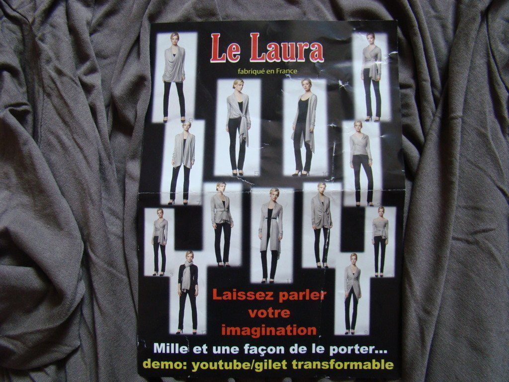 Gilets: Gilet - pull, transformable laura – Neuf avec emballage d'origine à Lussery-Villars par pousinete02 3