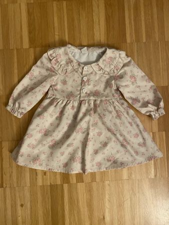 Adorable Floral Baby Dress Size 80, 9 - 12 months