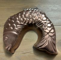Alte Backform Kupfer FISCH vintage