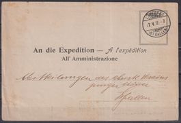 T74) Briefe 2V.12, Langgas, sehe Stempel