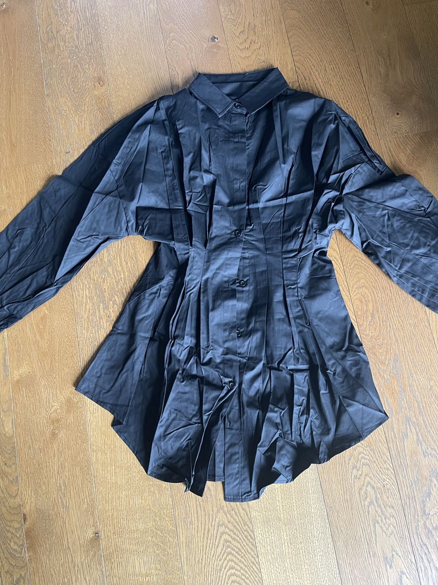 Vestiti: Tailliertes Hemdblusenkleid Neu Gr M Schwarz – Nuovo (secondo la descrizione) da Bassersdorf venduto da Sandy456 1