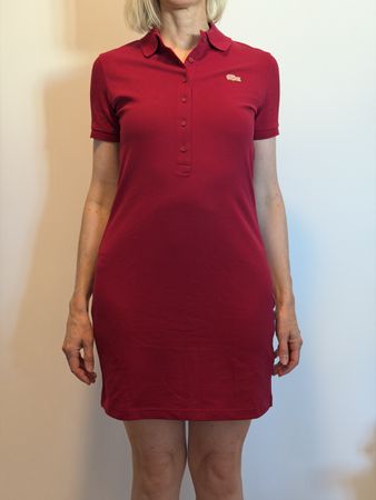 Lacoste Polo-Kleid Gr. 38 Fuchsia, neu 