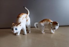 2 Vintage Katzenfiguren für Sammler, Deko