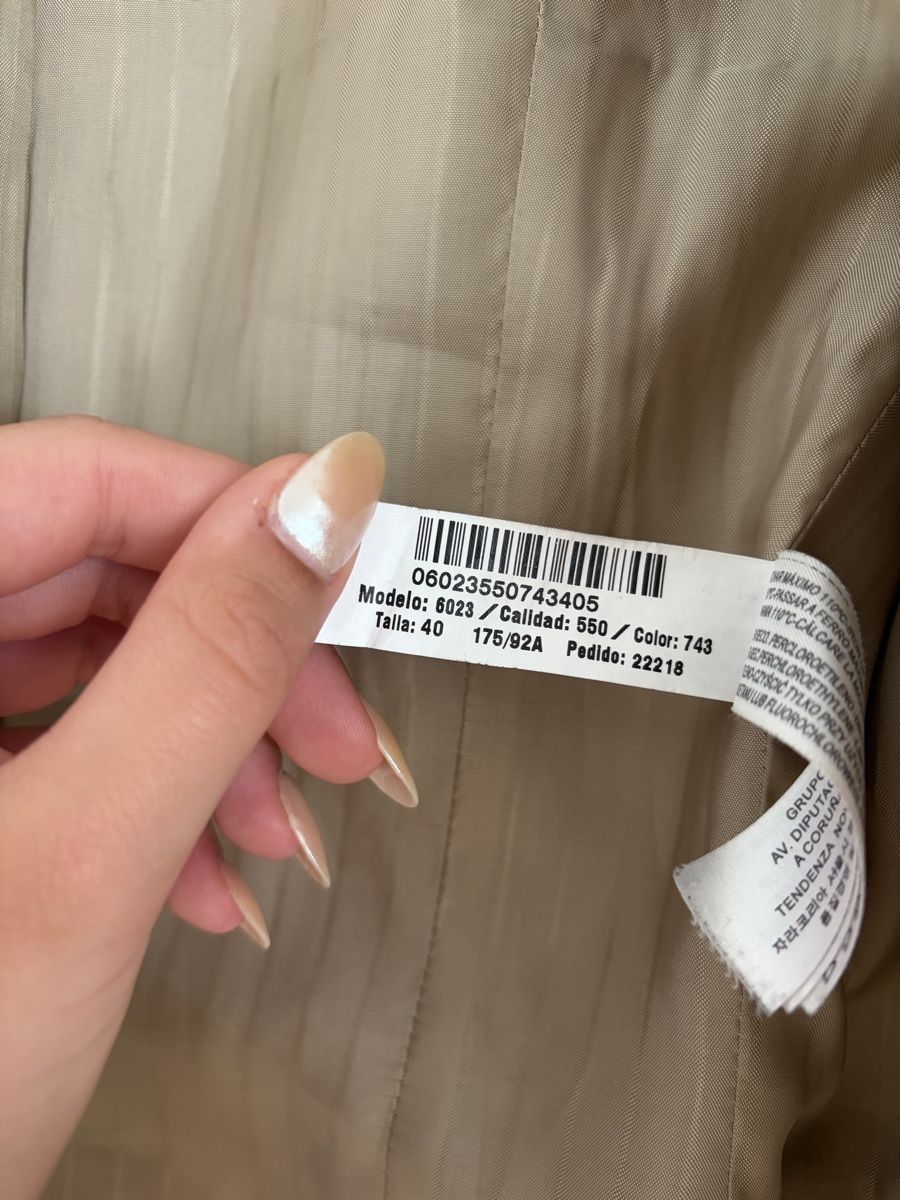 Massimo Dutti Completi & Tailleur: Massimo Dutti Cordsakko beige – Usato da Winterthur venduto da fro84 5