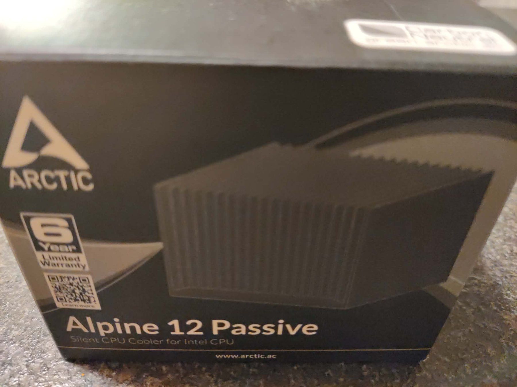 Intel Elektronikbauteile: Arctic Alpine 12 Passive 0DB Intel CPU Cooler – Gebraucht aus Genève von Rally022 2