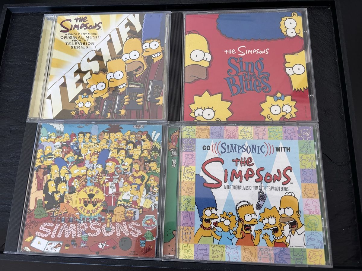 CD: 4 CD - The Simpsons, collections – Usato da Collombey venduto da Cards07 2