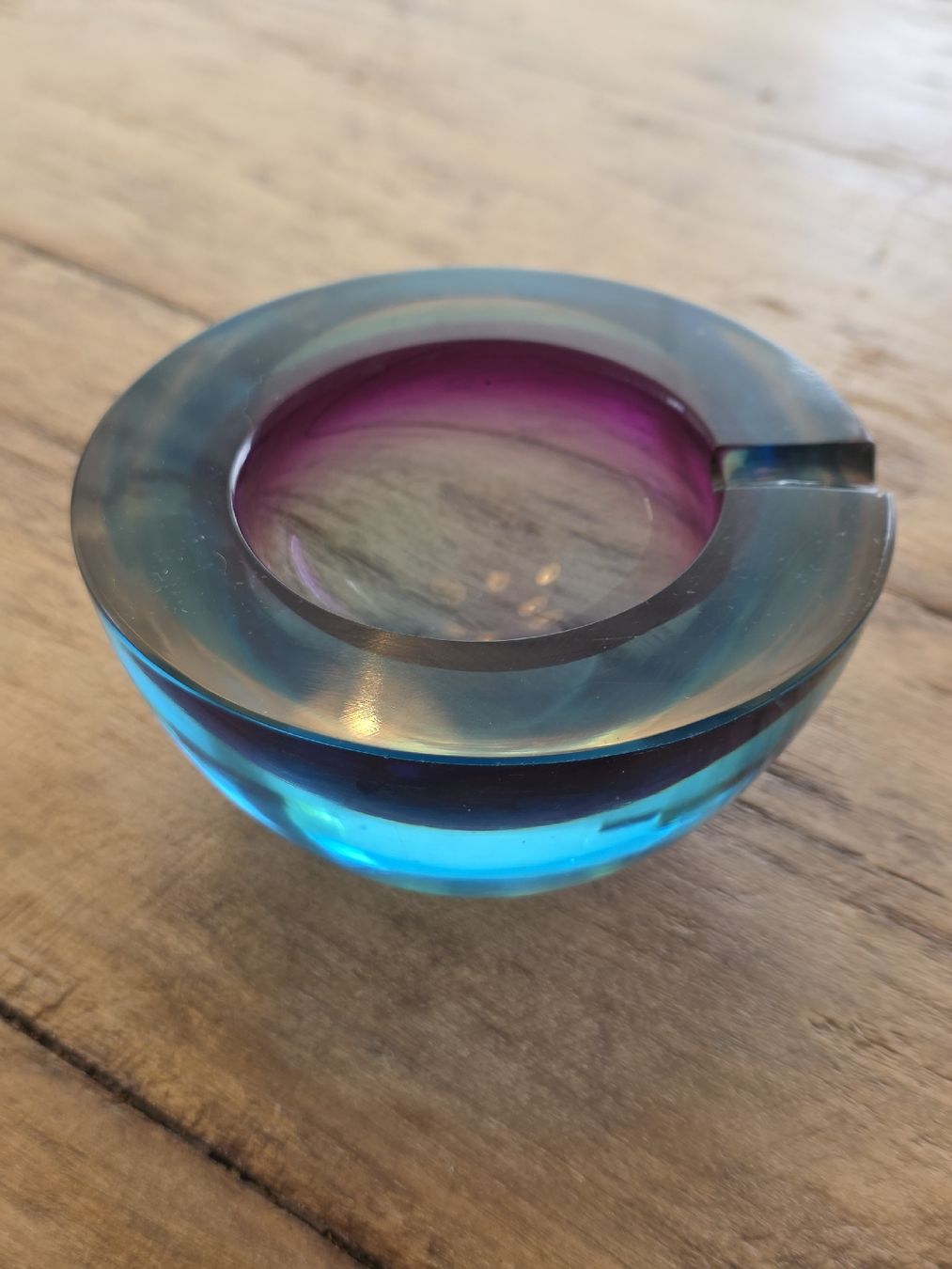 Murano Verres: MURANO Sommerso Glas Aschenbecher – D'occasion à Liestal par Find_the_rare_stuff