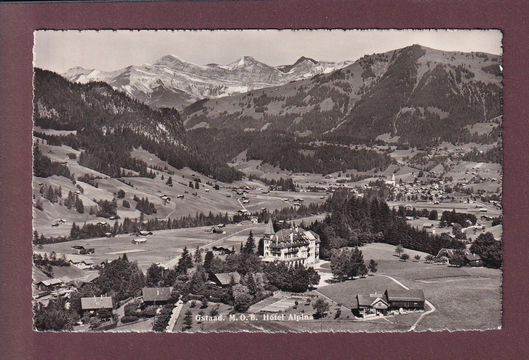 Cartes postales: GSTAAD - Hotel Alpine – D'occasion à Pully par nicecards