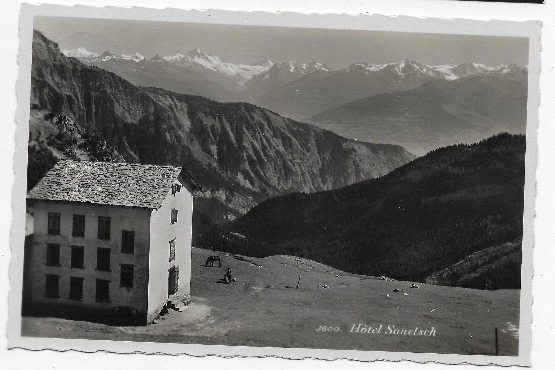 Cartoline postali: Hotel Sanetsch – Usato da Hefenhofen venduto da Richsalz