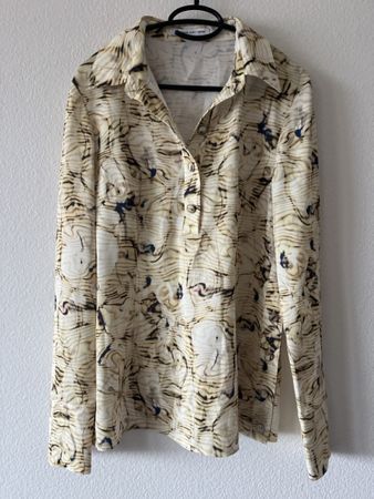 Camilla and Marc Bluse 12/L Muster HIT vintage style retro