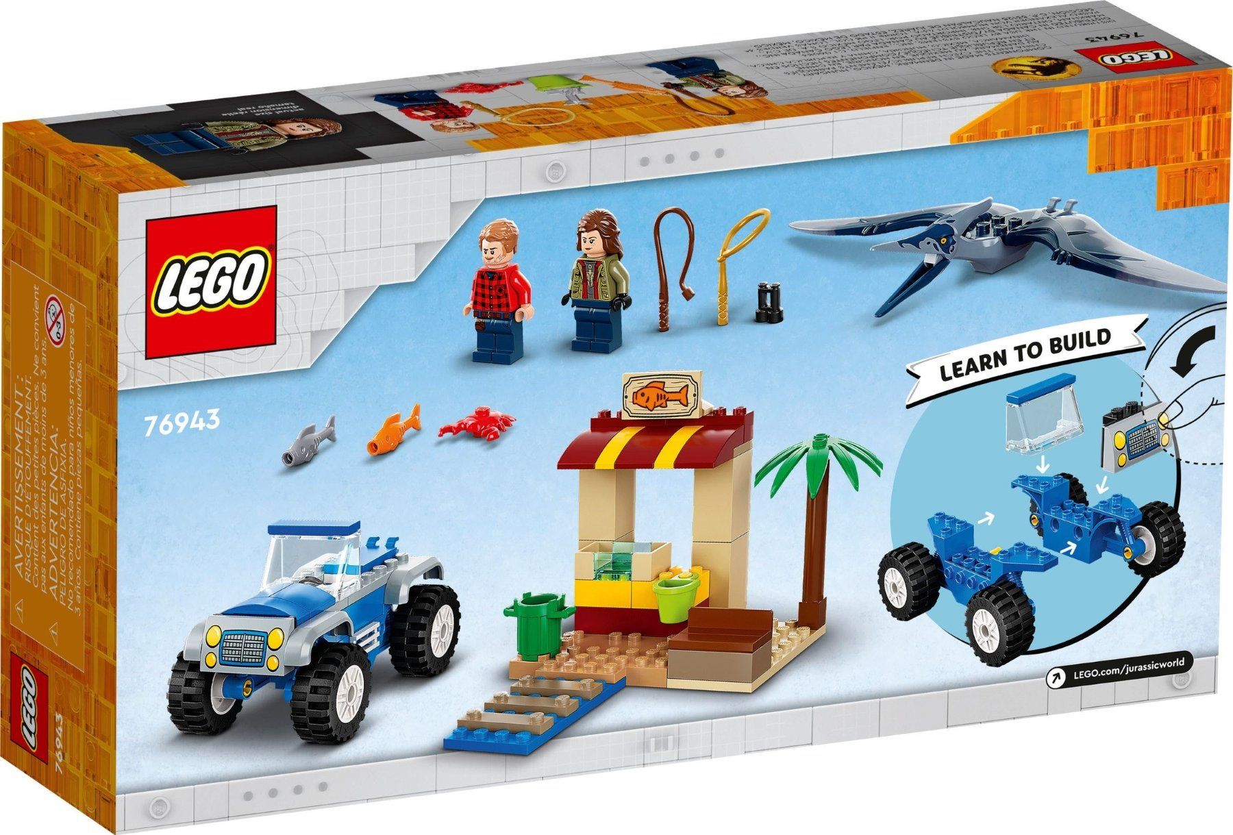 Lego Kit di costruzioni: Lego Jurassic World 76943 Pteranodon-Jagd – Nuovo e nell'imballaggio originale da Nidau venduto da goodone21 2