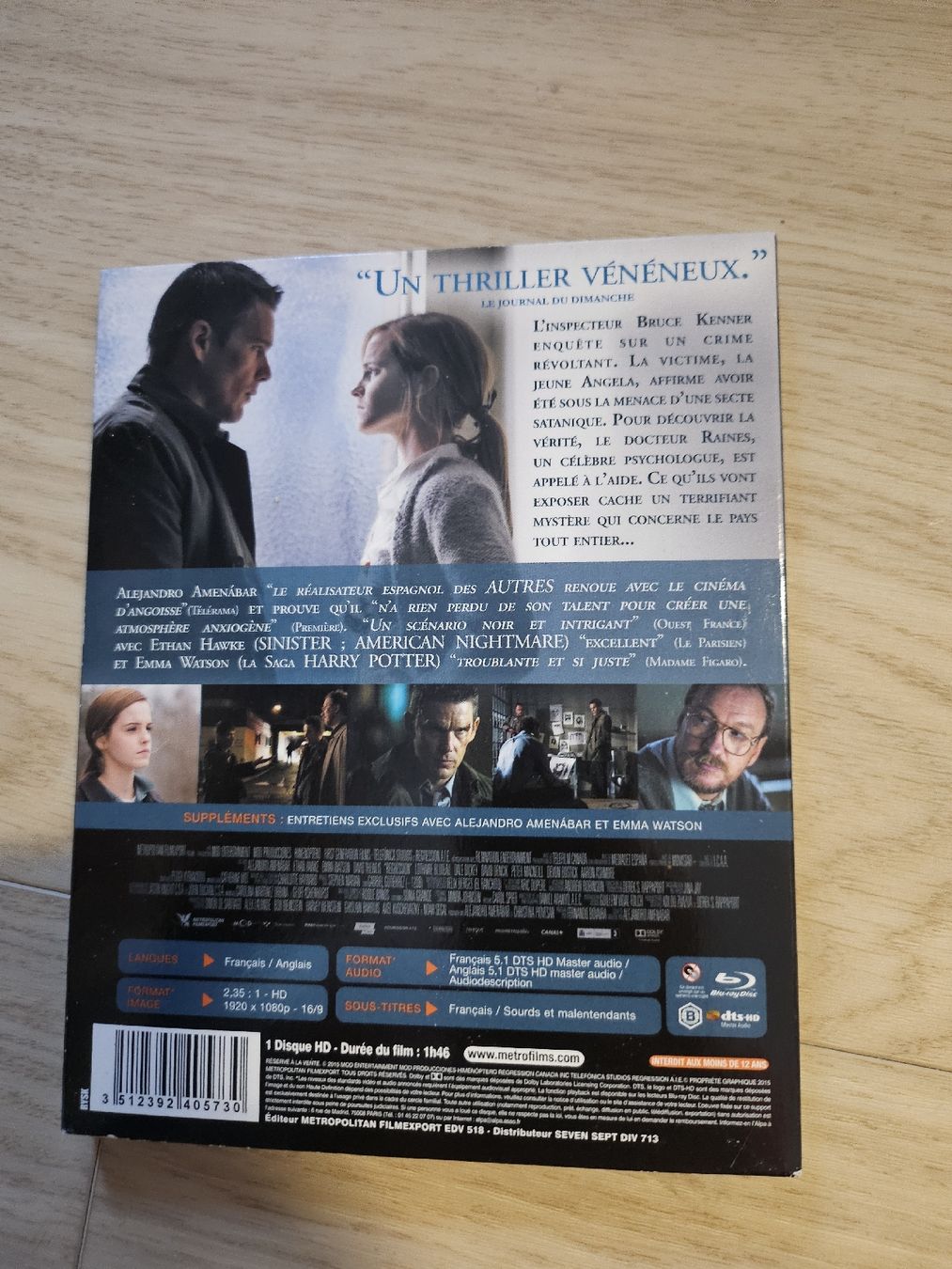 Tutti i DVDs: Blu-ray Regression - – Usato da La Joux FR venduto da car_ck96 2