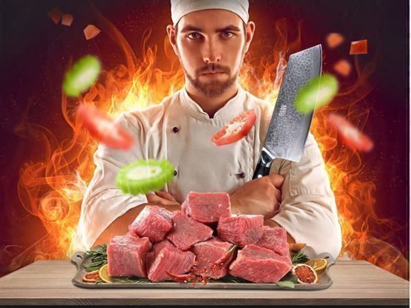 Coltelli da cucina: Chef- Küchenmesser Japan Style – Nuovo e nell'imballaggio originale da Burgdorf venduto da XJ6 4