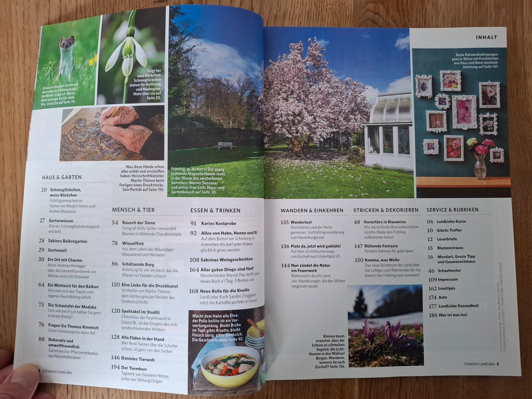Riviste & Magazine: Schweizer LandLiebe Frühling 2025 - Garten & Rezepte – Nuovo (secondo la descrizione) da Affoltern am Albis venduto da Sabinezc 3