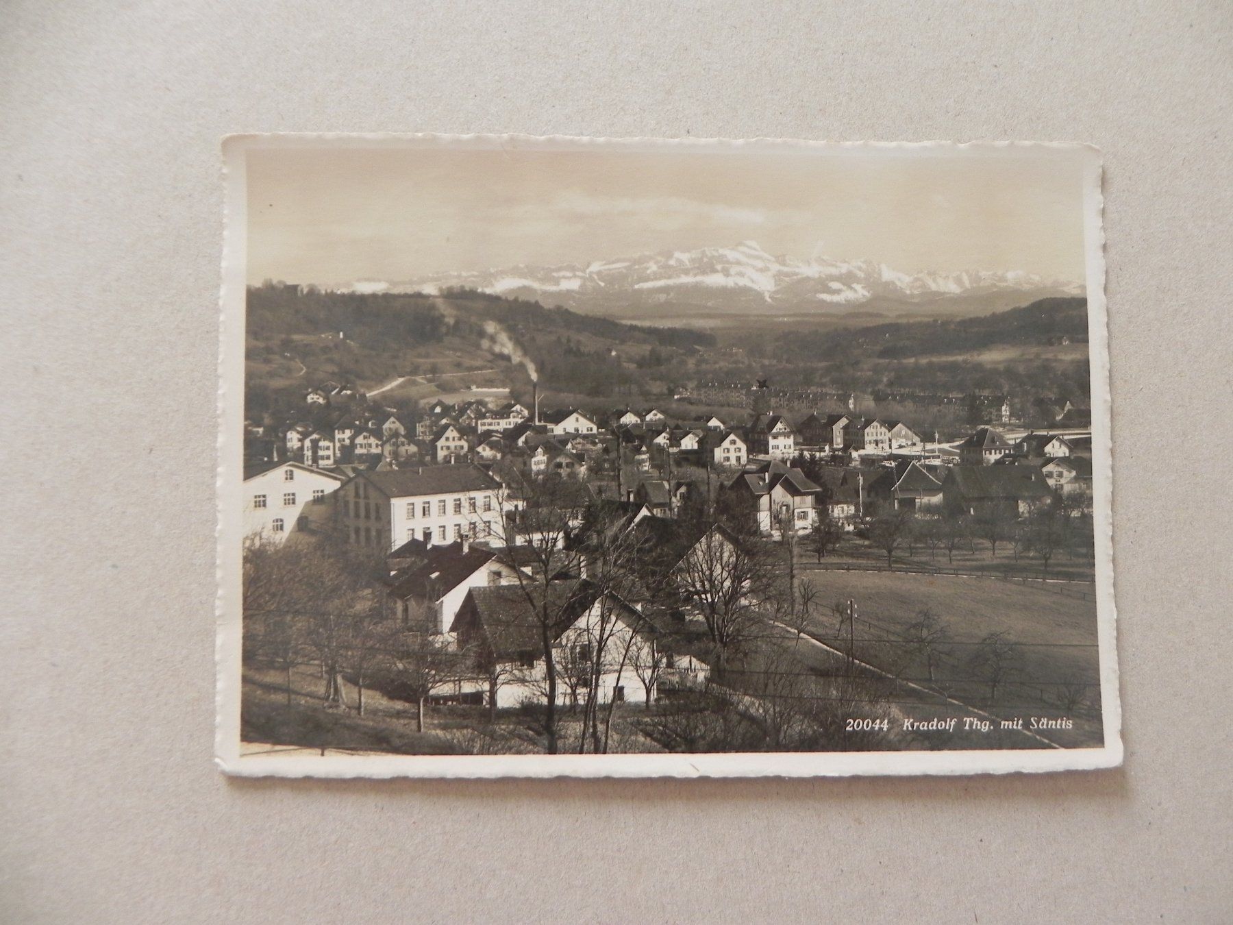 Ansichtskarten: Ansichtskarte Karte  Kradolf TG Thurgau 1939 – Gebraucht aus Siebnen von krimsie