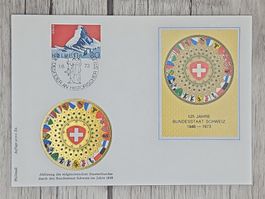 CL09 Enveloppe + Timbre Suisse 1973