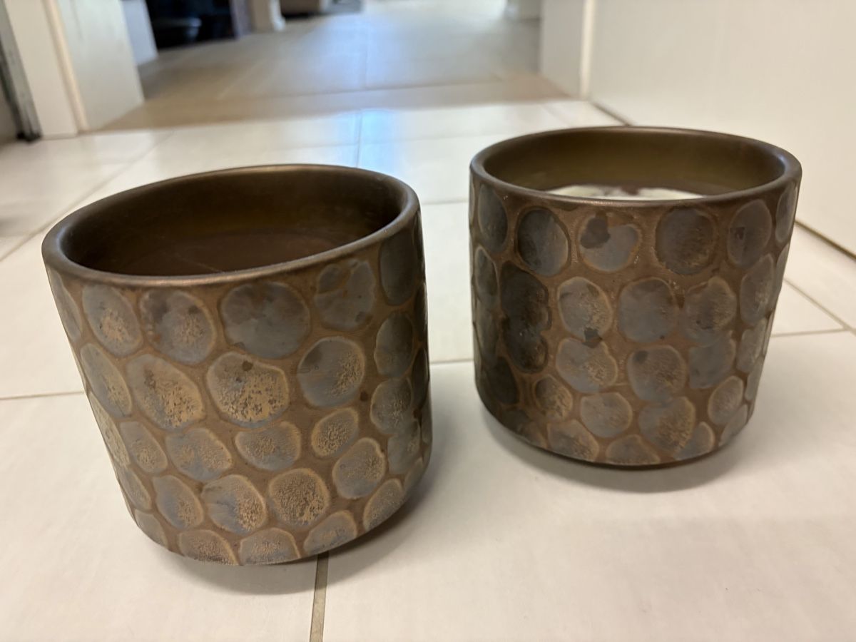Tutte le decorazioni: 2 candle holder or plant pots – Usato da Münchenstein venduto da ArleneLM 2