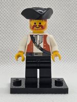 LEGO Pirates pi053 Pirate Brown Vest Ascot, Light Gray Legs