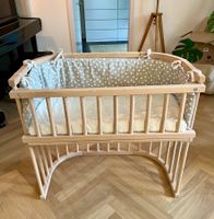 Babybay Beistellbett, Natur mit Zubehör, fast unbenutzt