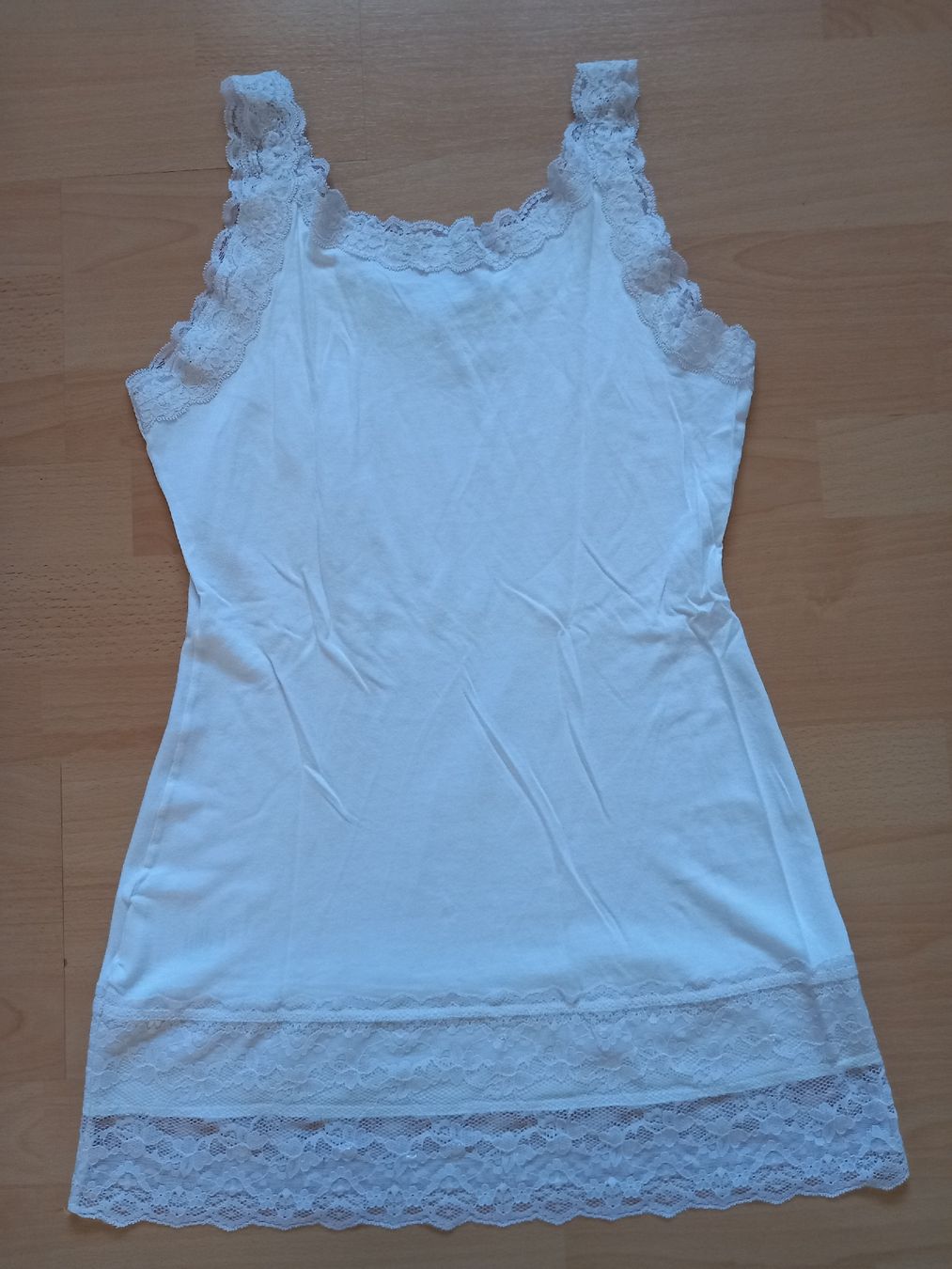 Top: Top blanc en dentelle Street One – Nuovo (secondo la descrizione) da Faoug venduto da per_kp6r 1