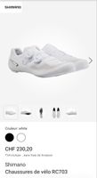 Shimano RC703 chaussures de vélo blanc taille 44.5