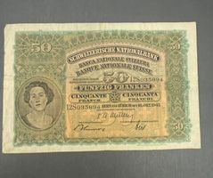 50 Francs / Franken / Franchi