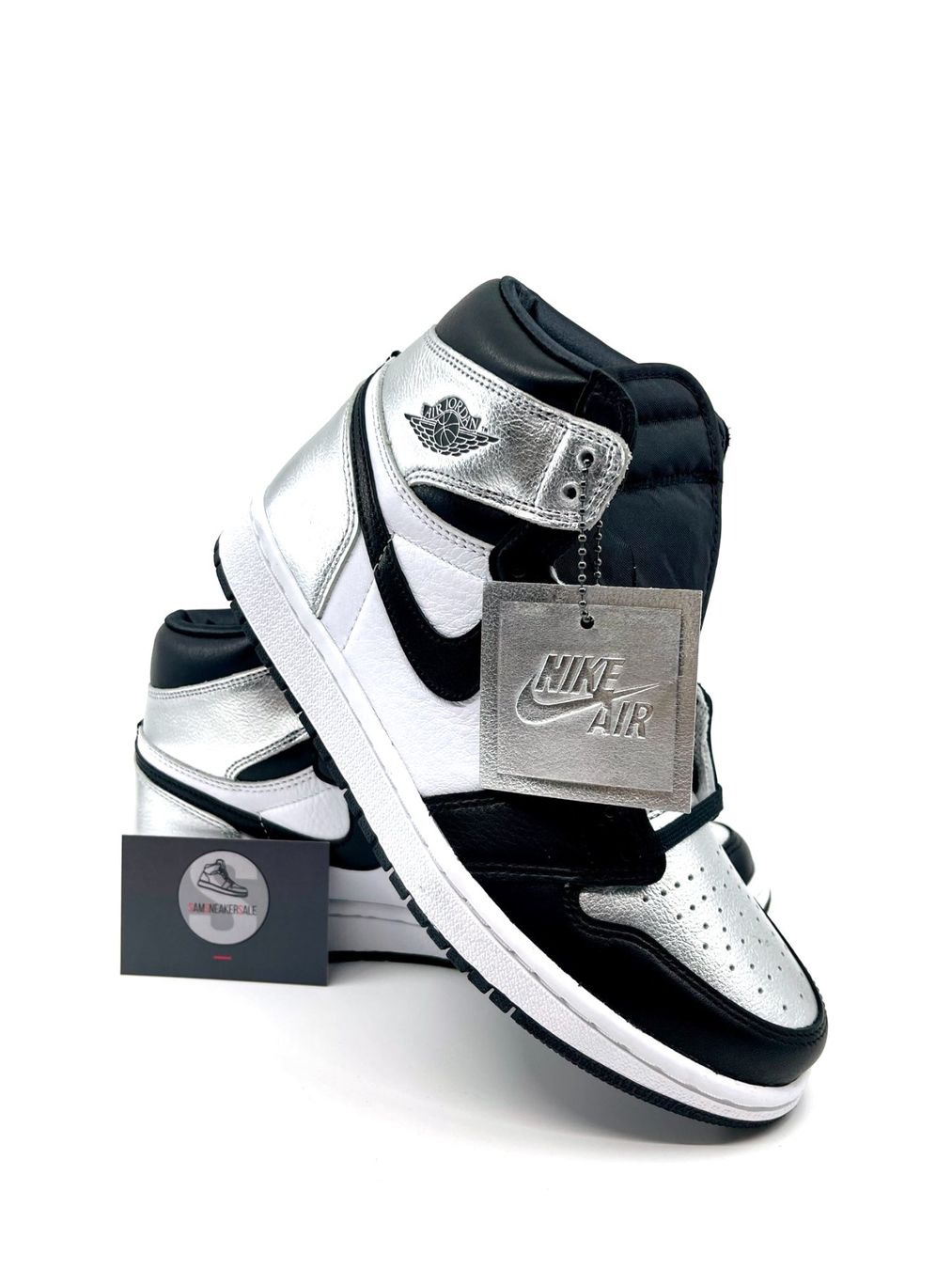 Jordan Scarpe da uomo: Jordan 1 Retro High Silver Toe Grösse EU 40 – Nuovo e nell'imballaggio originale da Küsnacht ZH venduto da SamSneakerSale