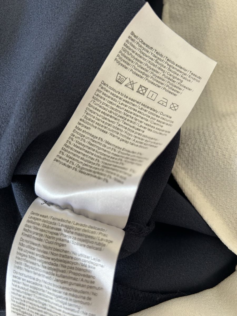 Vila Vestiti: Vila Kleid dunkelblau weiss Gr. S – Usato da Winterthur venduto da Guizza93 4