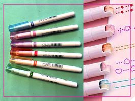 6x Rollstempel- Stift für tolle Effekte