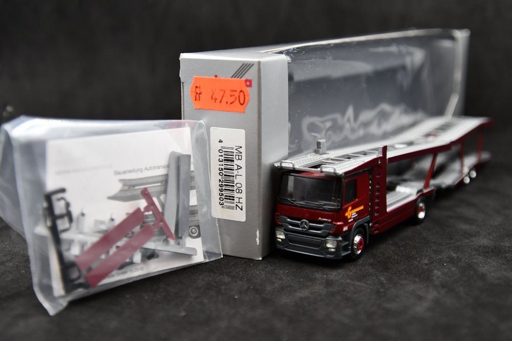 Herpa MB Mercedes NG Zugmaschine 1635 2achs Weiß/s Produktbild-Vorschau 9