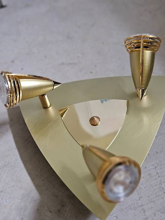 Lampade: 2 gleiche Edle Deckenleuchte/ Gold-Optik-Modernes Design – Usato da Winterthur venduto da aerdna07 1