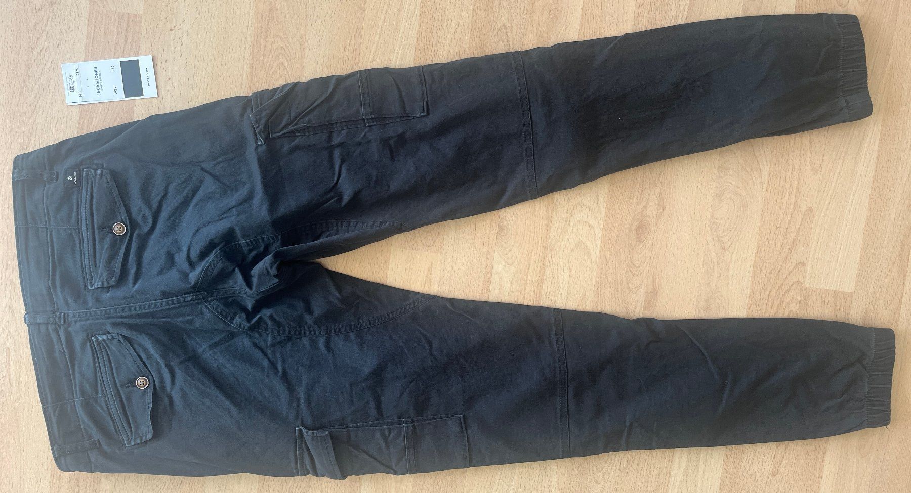 Jack & Jones Pantaloni: JACK&JONES, Cargohose, black, Gr. W32 L36 – Usato da Zürich venduto da fbsm 3