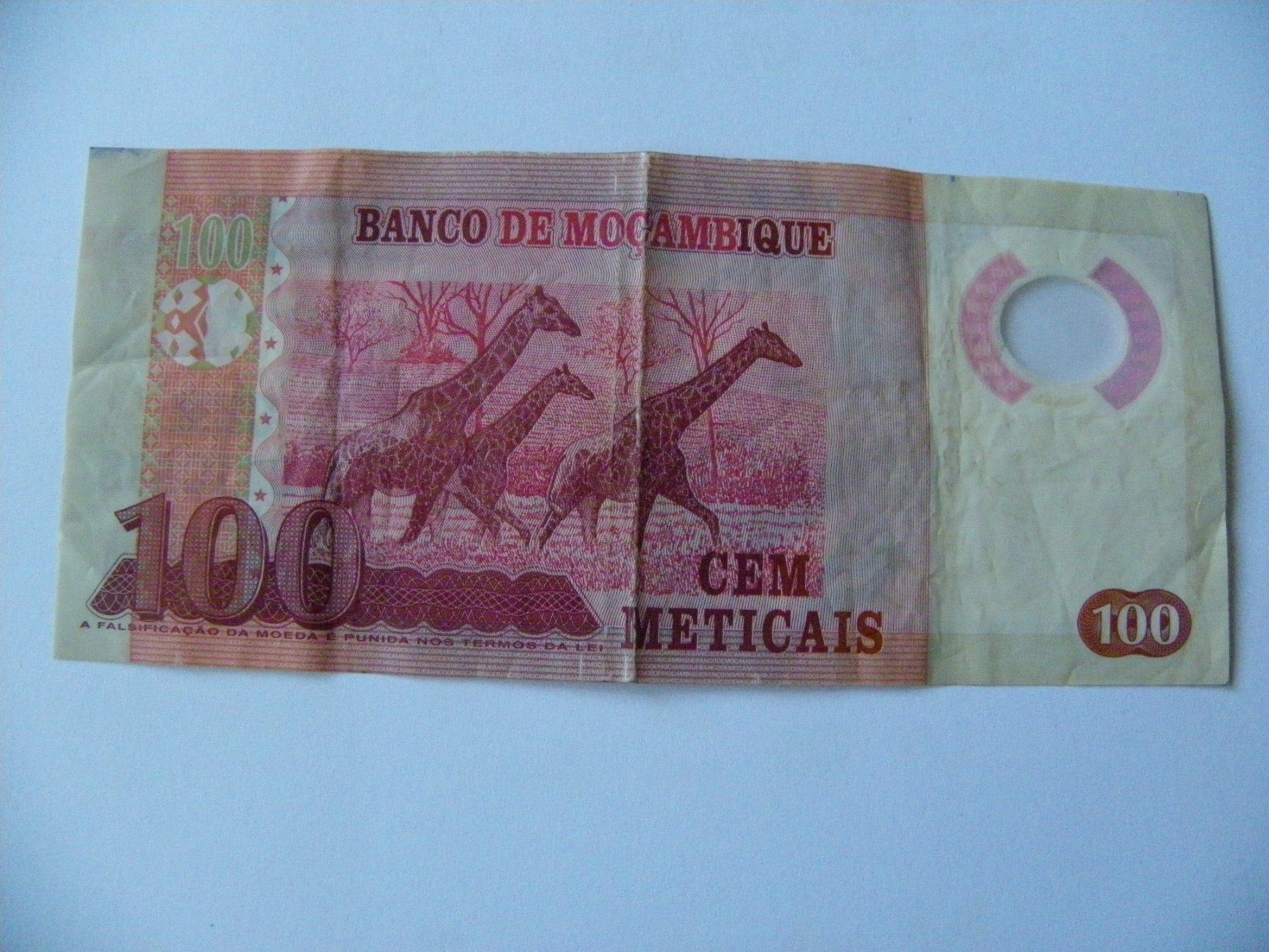 Banconote: Mozambique 100 Meticais 2011, P-151, Polymer – Usato da Untersiggenthal venduto da Gas61 1
