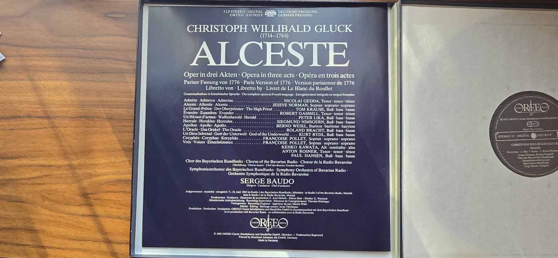 Dischi in vinile: GLUCK : Alceste - Jessye Norman / DMM Orfeo – Usato da La Tour de Peilz venduto da Helvetica-Raw 2