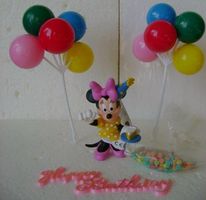 Neu Tortendekoration Set Minnie Mouse Kuchendekoration