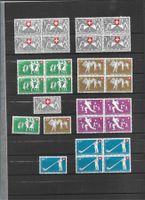 Pro Patria 1951 Viererblocks postfrisch