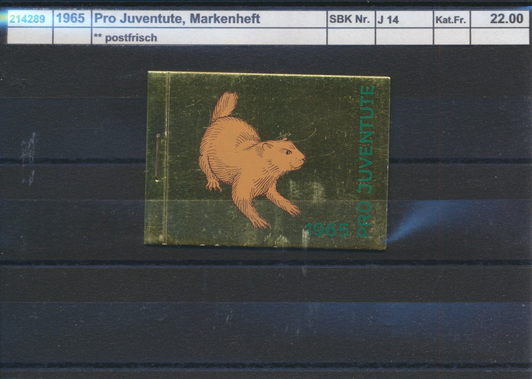 Alle Briefmarken: 1965 Pro Juventute, Markenheftchen, ** postfrisch – Neu (gemäss Beschreibung) aus Winterthur von Zupogeru