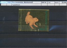 1965 Pro Juventute, Markenheftchen, ** postfrisch