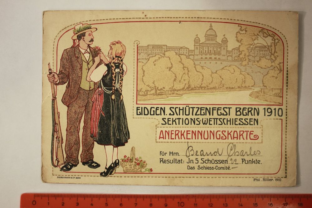 Carte Schutzenfest Bern 1910 | Kaufen Auf Ricardo