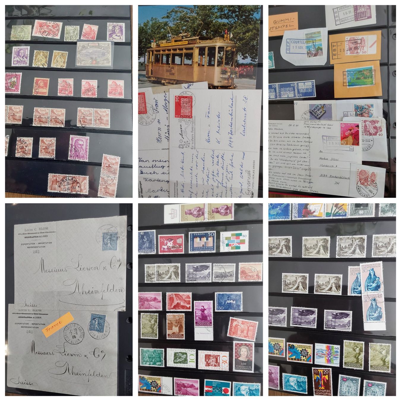 Alle Briefmarken: 6 Briefmarken-/Briefalben, CH, UNO – Gebraucht aus Münchwilen AG von Nesar 3