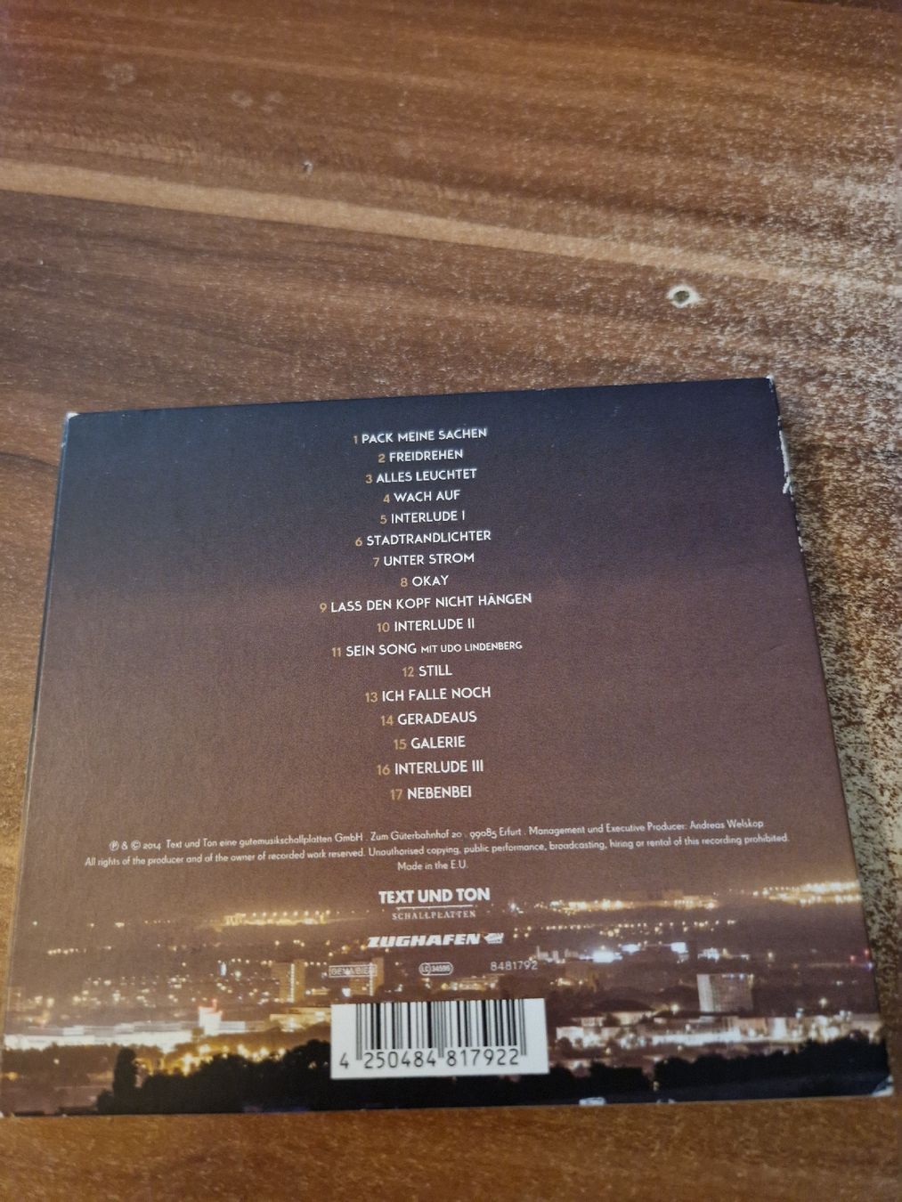CDs: Clueso - Stadtrandlichter – Gebraucht aus Wattenwil von Mage66 1
