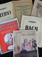 6 STK KLAVIERNOTENHEFTE KLASSIK ( FÜR ANFÄNGER)