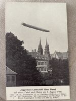 Zeppelins‘s Lustschiff über Basel 1908