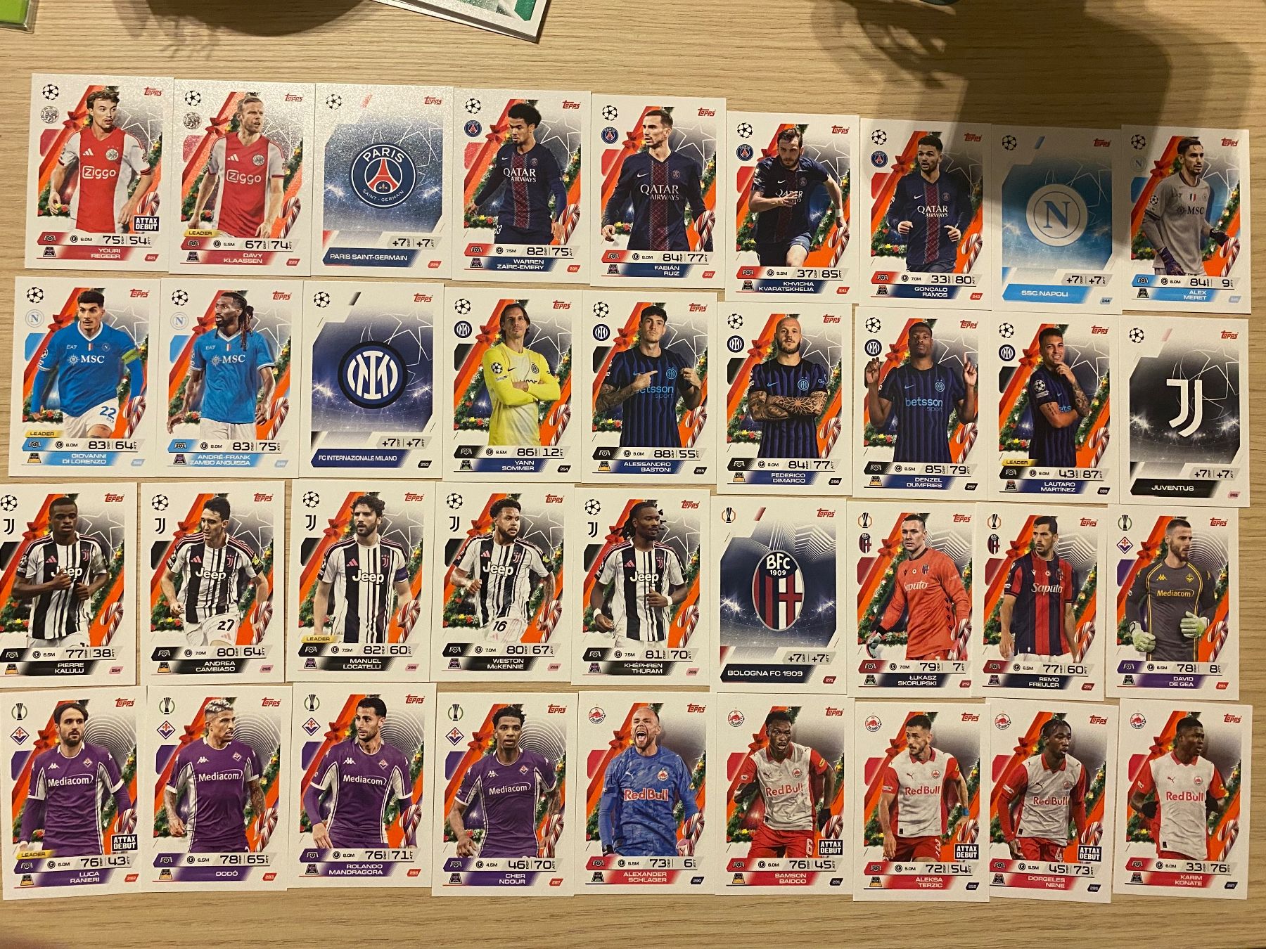 Topps Carte collezionabili: Topps Match Attax 25/26 Festive Parallel Base Karten – Nuovo (secondo la descrizione) da Zürich venduto da BVBWINNER 3