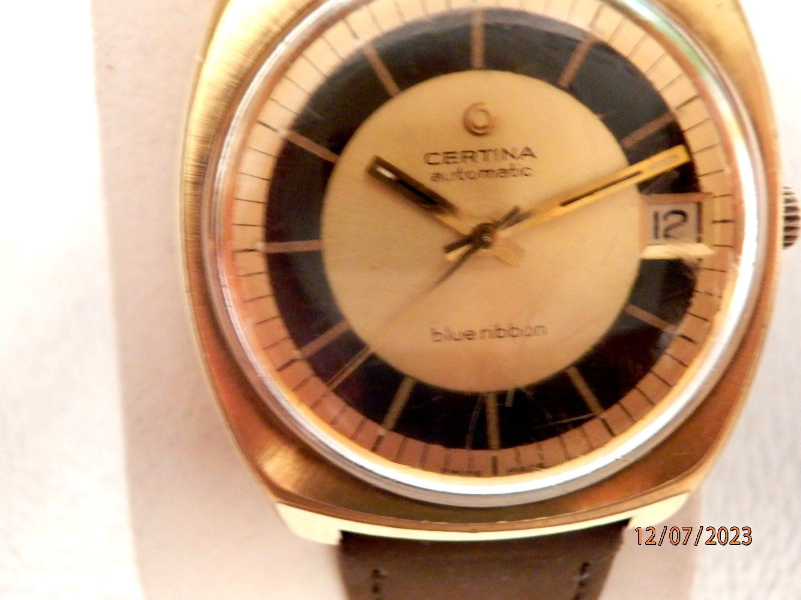 Certina Uhren: Certina blue ribbon, Automatic, Kaliber 25-651, Datum – Gebraucht aus Ueberstorf von dinbau 1