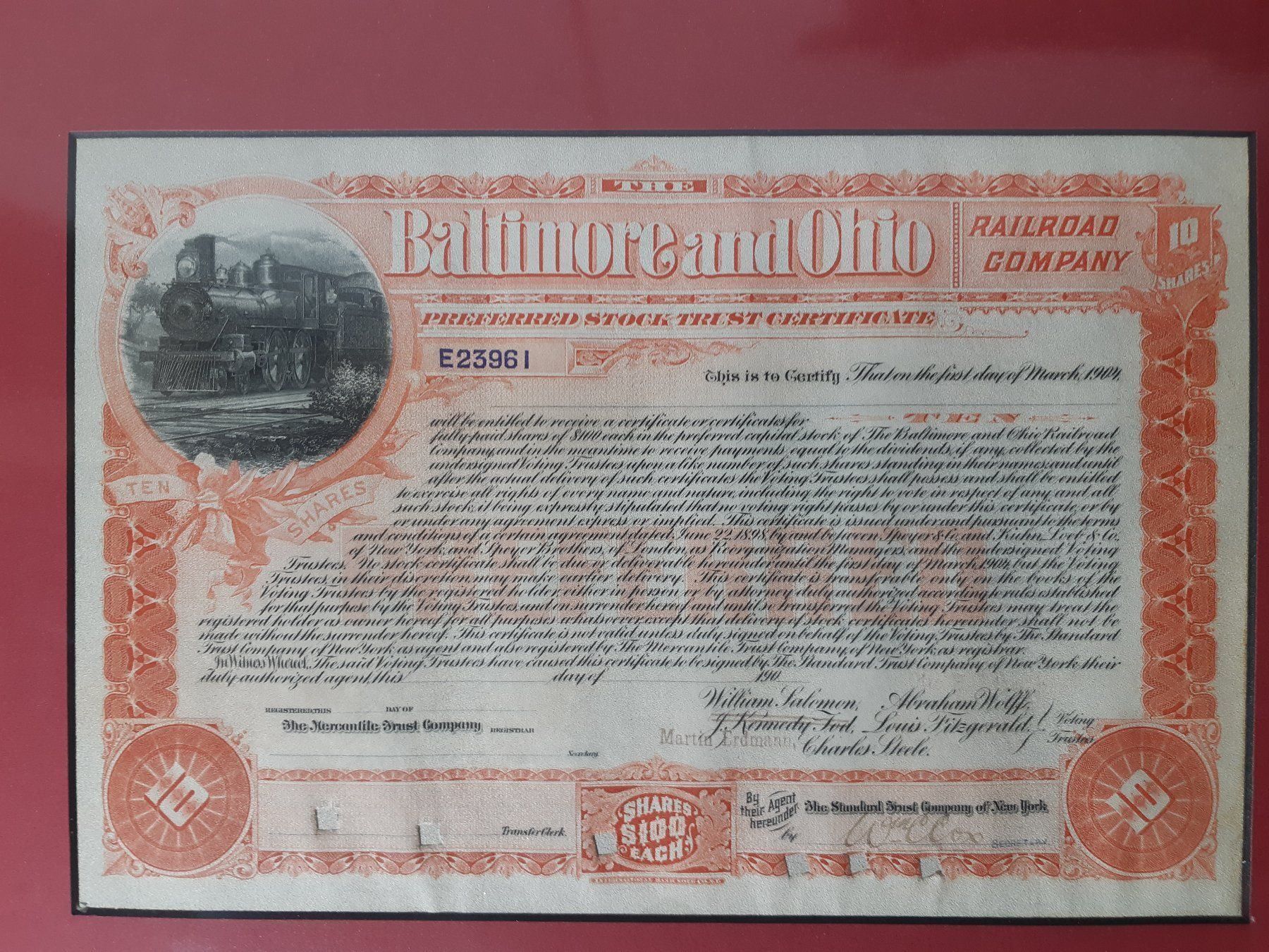 Dokumente: Nr. 5 Wertpapier in passendem Rahmen – Gebraucht aus Grindelwald von carro5 1